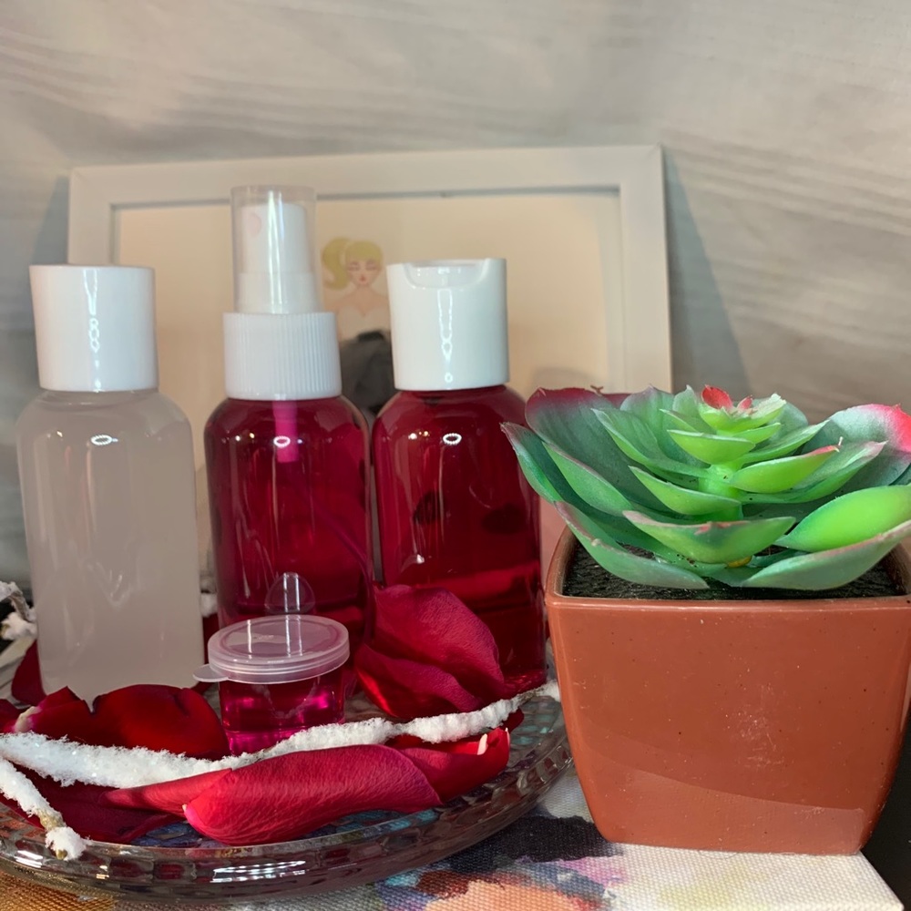 Rose Water Toner and Rice Water